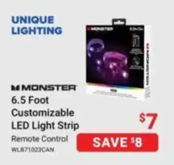Visions Electronics MONSTER 6.5 Foot Customizable LED Light Strip offer