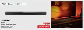 Visions Electronics Bose Smart Ultra Soundbar offer