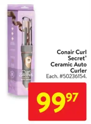 Walmart Conair Curl Secret Ceramic Auto Curler offer