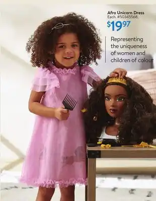 Walmart Afro Unicorn Dress offer