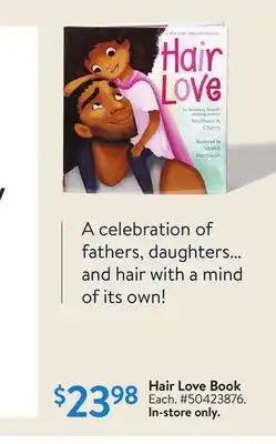 Walmart Hair Love Book offer