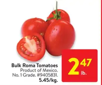 Walmart Bulk Roma Tomatoes offer