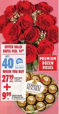 Metro PREMIUM DOZEN ROSES offer