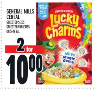 Metro GENERAL MILLS CEREAL offer
