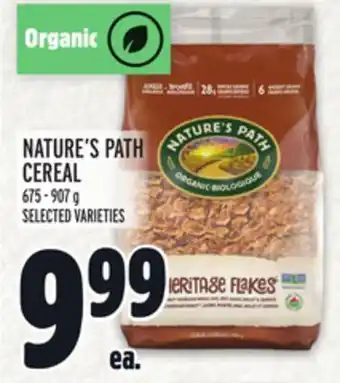 Metro NATURE'S PATH CEREAL offer
