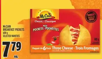Metro MCCAIN BREAKFAST POCKETS offer