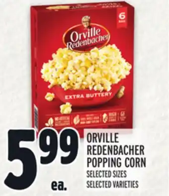 Metro ORVILLE REDENBACHER POPPING CORN offer