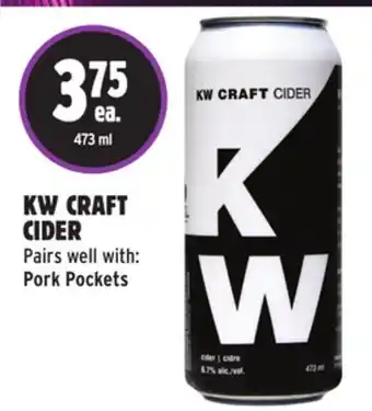 Metro KW CRAFT CIDER offer