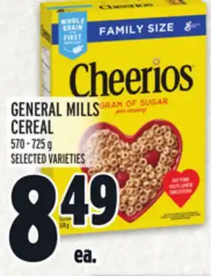 Metro GENERAL MILLS CEREAL offer