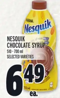 Metro NESQUIK CHOCOLATE SYRUP offer