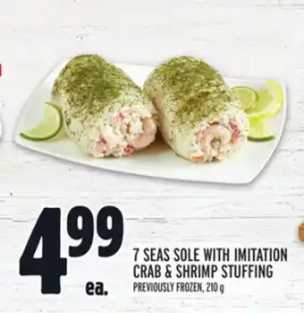 Metro 7 SEAS SOLE WITH IMITATION CRAB & SHRIMP STUFFING offer