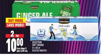 Metro SELECTION SOFT DRINKS offer