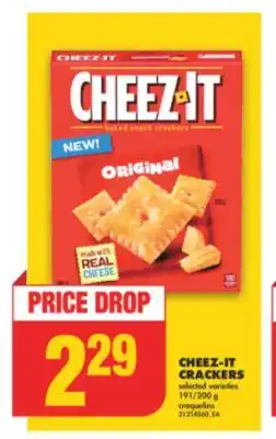 No Frills CHEEZ-IT CRACKERS, 191/200 g offer