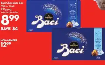 Longo's Baci Chocolate Box Milk or Dark offer
