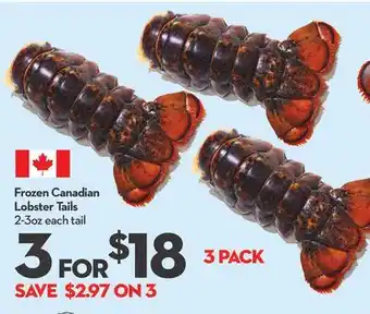 Longo's Frozen Canadian Lobster Tails offer