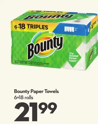 Longo's Bounty Paper Towels offer