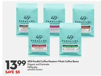 Longo's 49th Parallel Coffee Roasters Coffee offer