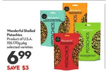 Longo's Wonderful Shelled Pistachios offer