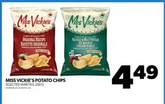 Real Canadian Superstore MISS VICKIE'S POTATO CHIPS, 200 G offer