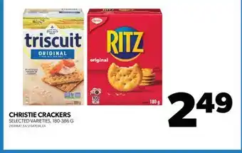 Real Canadian Superstore CHRISTIE CRACKERS, 180-386 G offer
