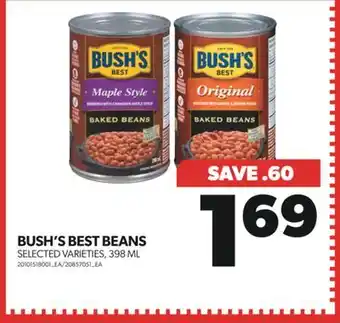 Real Canadian Superstore BUSH'S BEST BEANS, 398 ML offer