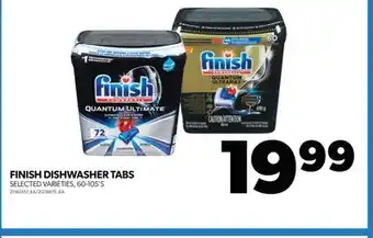 Real Canadian Superstore FINISH DISHWASHER TABS, 60-105'S offer