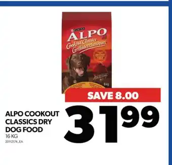 Real Canadian Superstore ALPO COOKOUT CLASSICS DRY DOG FOOD, 16 KG offer