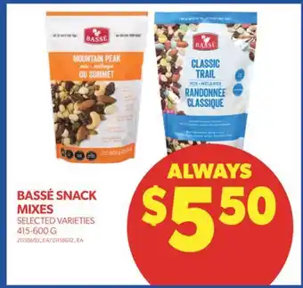 Real Canadian Superstore BASSÉ SNACK MIXES, 415-600 G offer