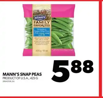 Real Canadian Superstore MANN'S SNAP PEAS, 425 G offer
