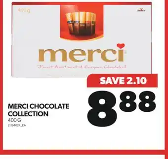 Real Canadian Superstore MERCI CHOCOLATE COLLECTION, 400 G offer