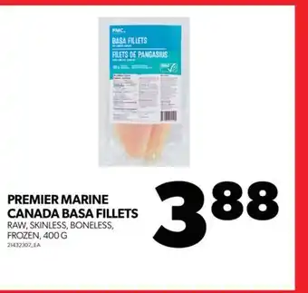 Real Canadian Superstore PREMIER MARINE CANADA BASA FILLETS, 400 G offer