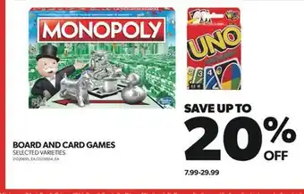 Real Canadian Superstore BOARD AND CARD GAMES offer