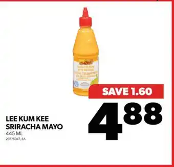 Real Canadian Superstore LEE KUM KEE SRIRACHA MAYO, 445 ML offer