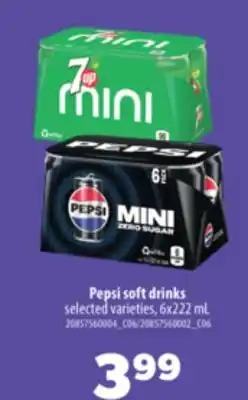Real Canadian Superstore PEPSI SOFT DRINKS, 6x222 mL offer