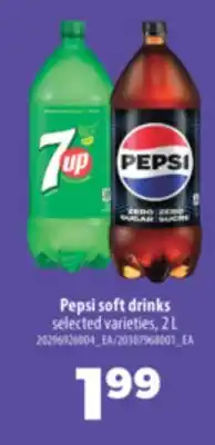 Real Canadian Superstore PEPSI SOFT DRINKS, 2 L offer