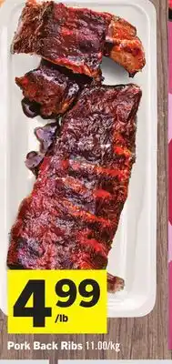 Foodland Pork Back Ribs offer