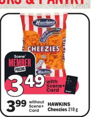 Foodland HAWKINS Cheezies offer