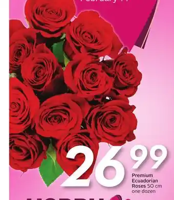 Sobeys Premium Ecuadorian Roses offer