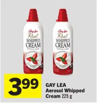 Foodland GAY LEA Aerosol Whipped Cream offer