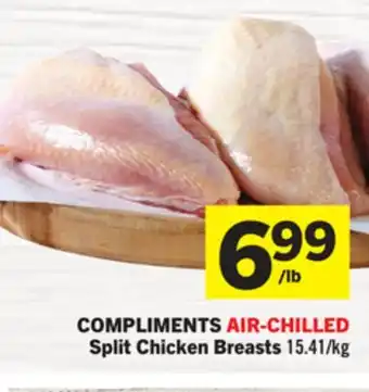 Foodland COMPLIMENTS AIR-CHILLED Split Chicken Breasts offer