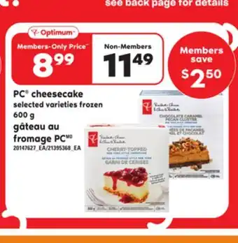 Independent Grocer PC CHEESECAKE, 600 g offer