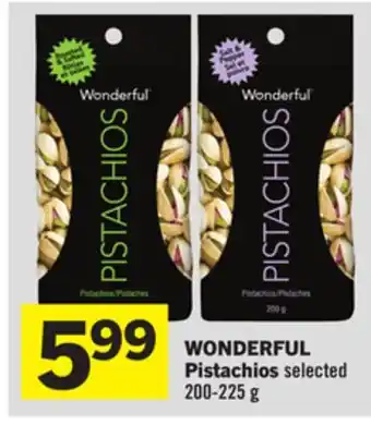 Foodland WONDERFUL Pistachios offer