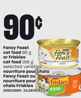 Independent Grocer FANCY FEAST CAT FOOD 85 G OR FRISKIES CAT FOOD 156 G offer