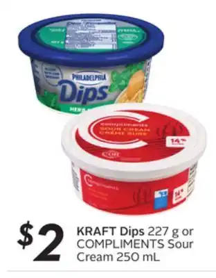 Sobeys KRAFT Dips offer