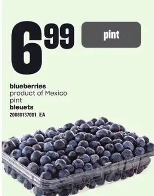 Independent Grocer BLUEBERRIES offer