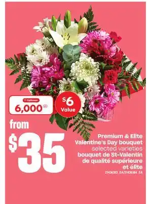 Independent Grocer PREMIUM & ELITE VALENTINE'S DAY BOUQUET offer
