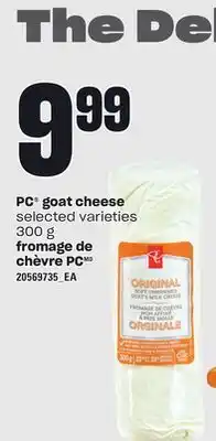 Independent Grocer PC GOAT CHEESE, 300 G offer