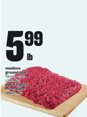 Independent Grocer MEDIUM GROUND BEEF offer