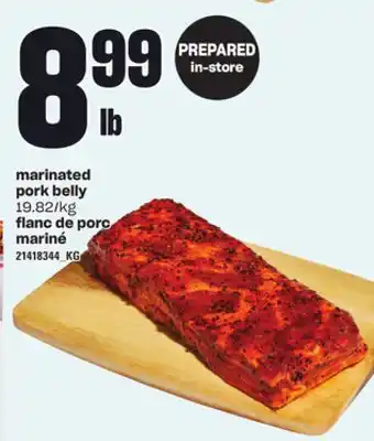 Independent Grocer MARINATED PORK BELLY offer