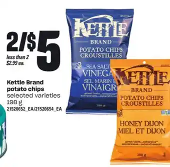 Loblaws KETTLE BRAND POTATO CHIPS, 198 g offer